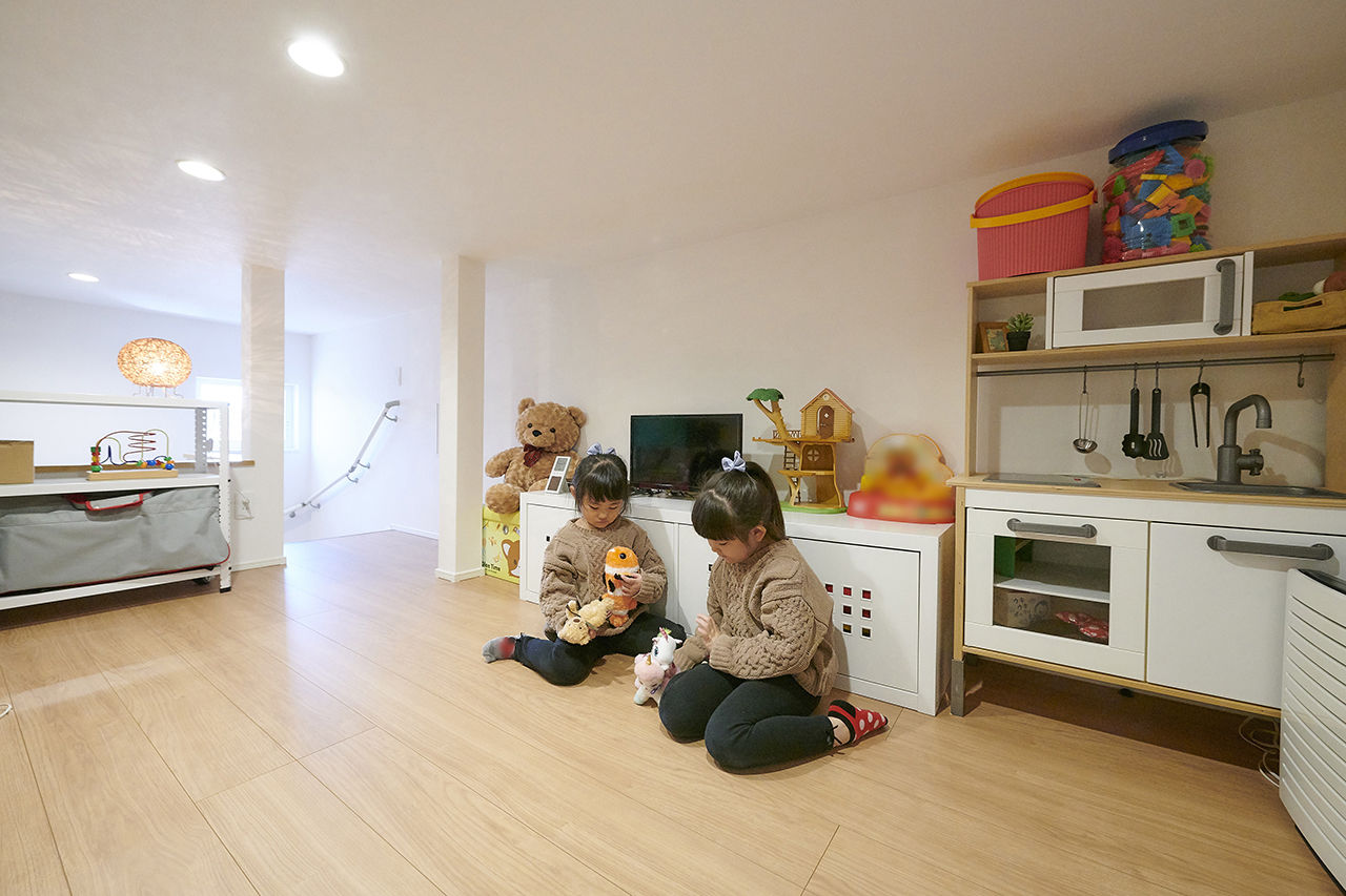 ＭＯＫ　ＨＯＵＳＥ　（ポラスグループ） 【1000万円台/ローコスト/20坪台】どこにいても家族の気配を感じ取れる、理想の間取りを叶えた家の建築実例画像7