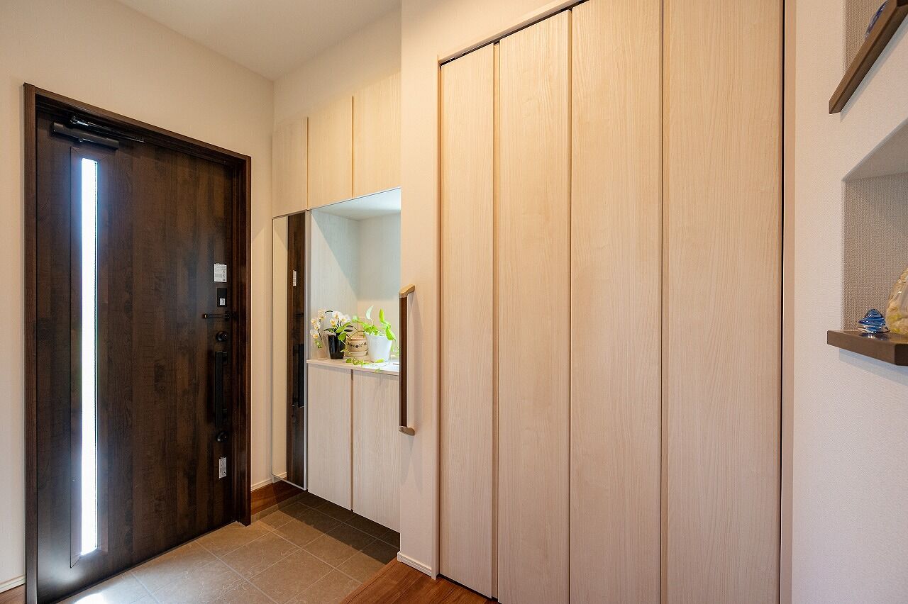 ＭＯＫ　ＨＯＵＳＥ　（ポラスグループ） 【平屋/2LDK/バリアフリー】生活空間は広々と、動線はコンパクトに。いつまでも快適に過ごせる平屋の住まいの建築実例画像9