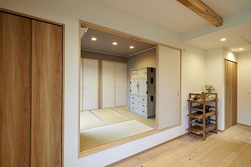 北辰工務店（ポラスグループ） 【完全分離二世帯住宅】　お茶を楽しむ本格和室とナチュラルモダンのお住まいの建築実例画像5