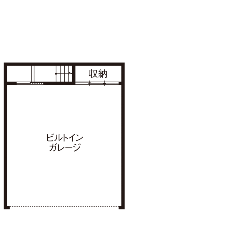 山万（京成本線、京成千葉線、JR総武線沿線を中心とした地域） 【67坪｜ビルトインガレージ2台分｜4LDK】吹き抜けやアイランドキッチン…土地紹介からすべてを叶えた邸宅の間取り図（4LDK）地階