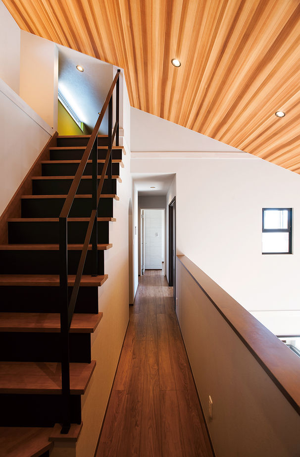 山万（京成本線、京成千葉線、JR総武線沿線を中心とした地域） 【3000万円台｜42坪｜吹き抜け｜3LDK】家族でゆったり、開放感に包まれたLDK。家事のしやすさも注目の建築実例画像7