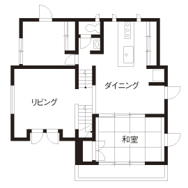 ミサワホーム 遊び心を満たすカフェ風ガレージ。変化に富んだ立体的空間の楽しさの間取り図null2階/2.5階
