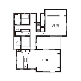 ミサワホーム 室内に陽の光を導く中庭が家族の絆を深める二世帯住宅の間取り図null1階