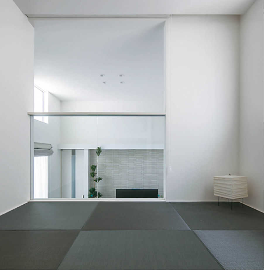 ミサワホーム ４ｍの吹き抜けや中庭を活かして奥に長い敷地に、光あふれる住まいの建築実例画像3