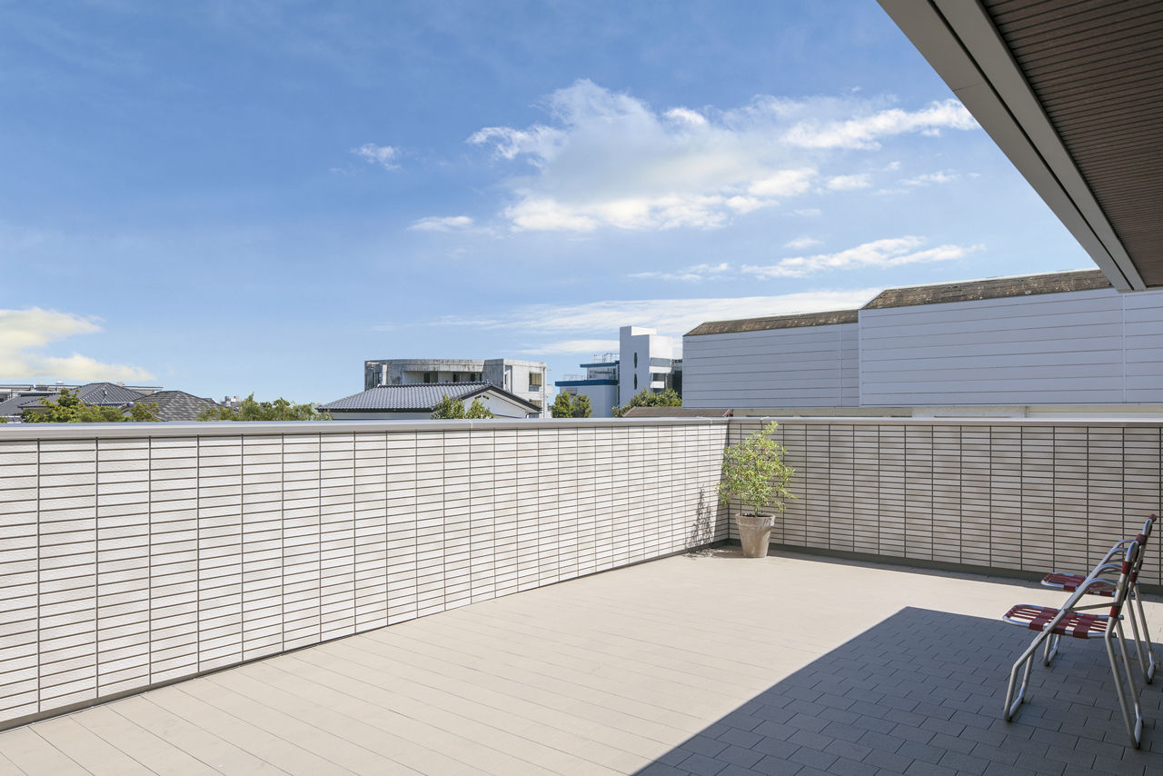 ミサワホーム 開放的な3.5mもの高天井のLDK。子育てを楽しむゆとりの大空間設計の建築実例画像8