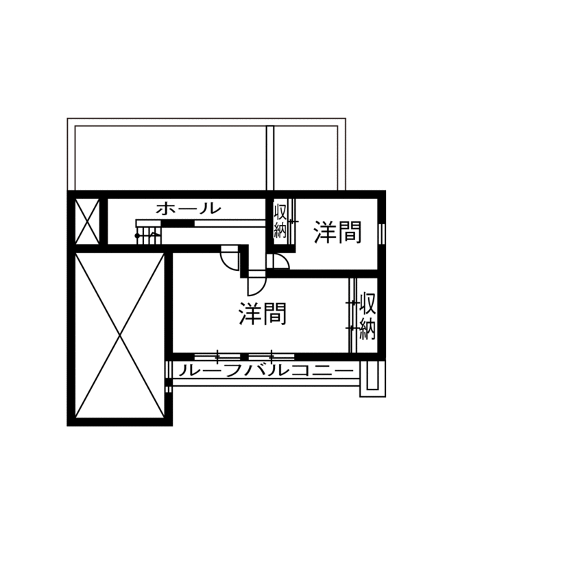 ミサワホーム 【スキップフロア/高耐震/間取り図有】細部まで整えられたデザインで、毎日を穏やかな気分で暮らすの間取り図（5K以上）2.5階