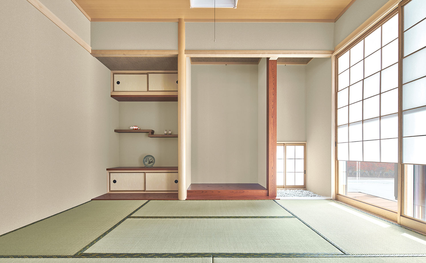 ミサワホーム 【20代/書斎/間取り図有】伝統的な和の趣と、モダンなスタイルが調和する、20代夫婦が実現した住まいの建築実例画像3