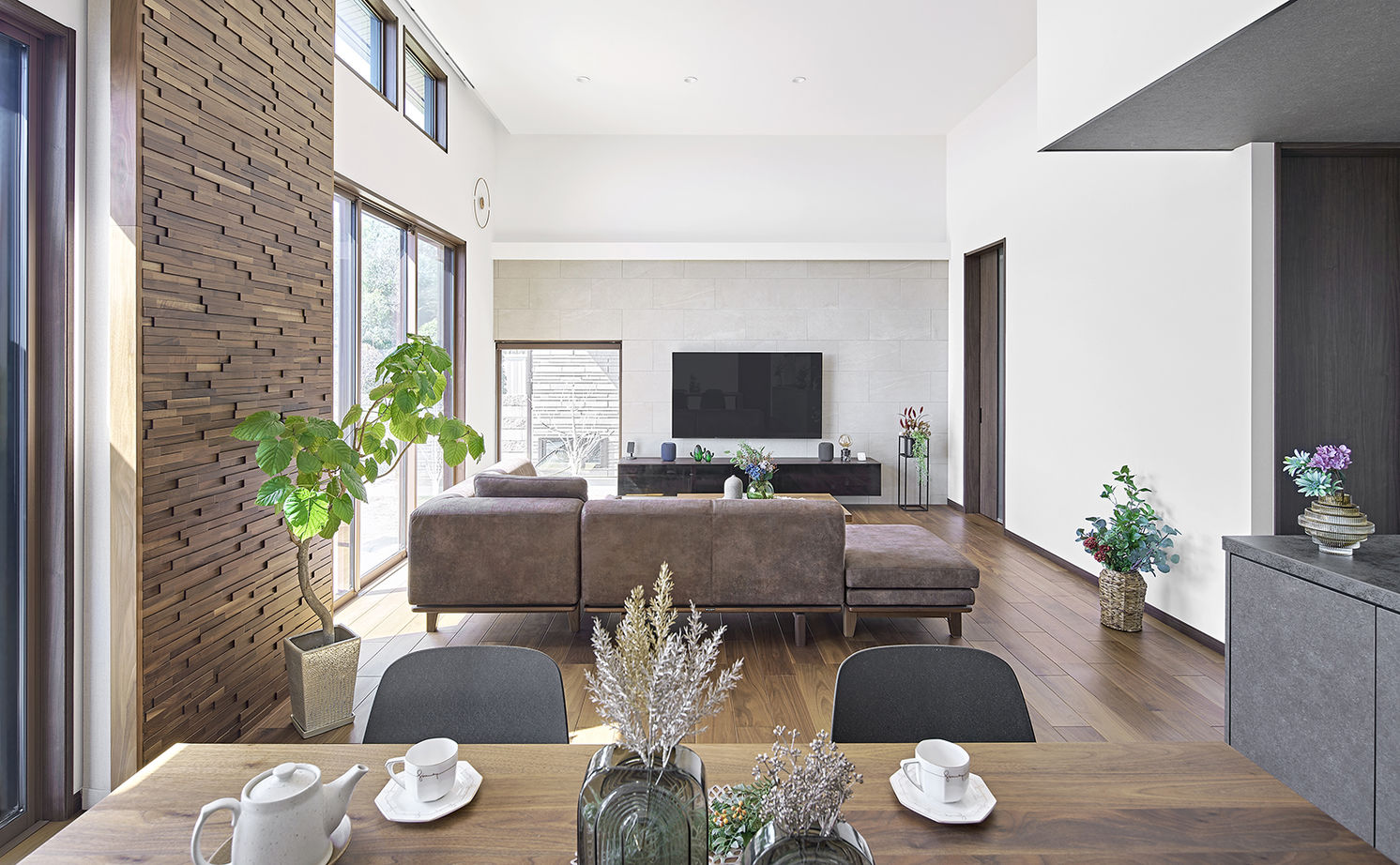 ミサワホーム 【平屋／30坪台／蔵のある家】平屋で楽しむ大きな空間と、将来を見据えた暮らしの建築実例画像3