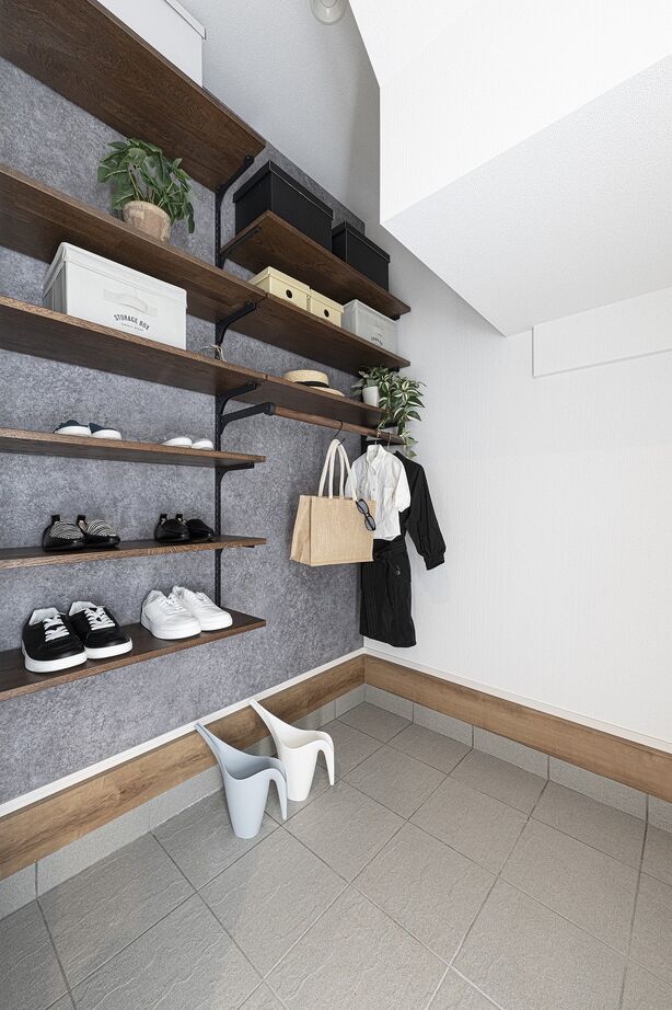 タクトホーム 【1000万円台／家事動線／収納充実／間取図】デザイン性を重視し、「お洒落であること」を追求した住まいの建築実例画像9