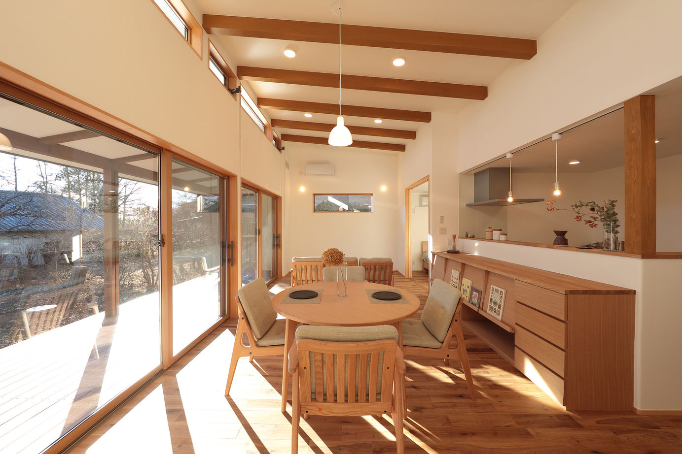 WABIKA/廣神建設（ひろかみけんせつ） 【平屋/2,057万円】大自然と共にスローライフを満喫。緑を愛で、癒される平屋の暮らしの建築実例画像2