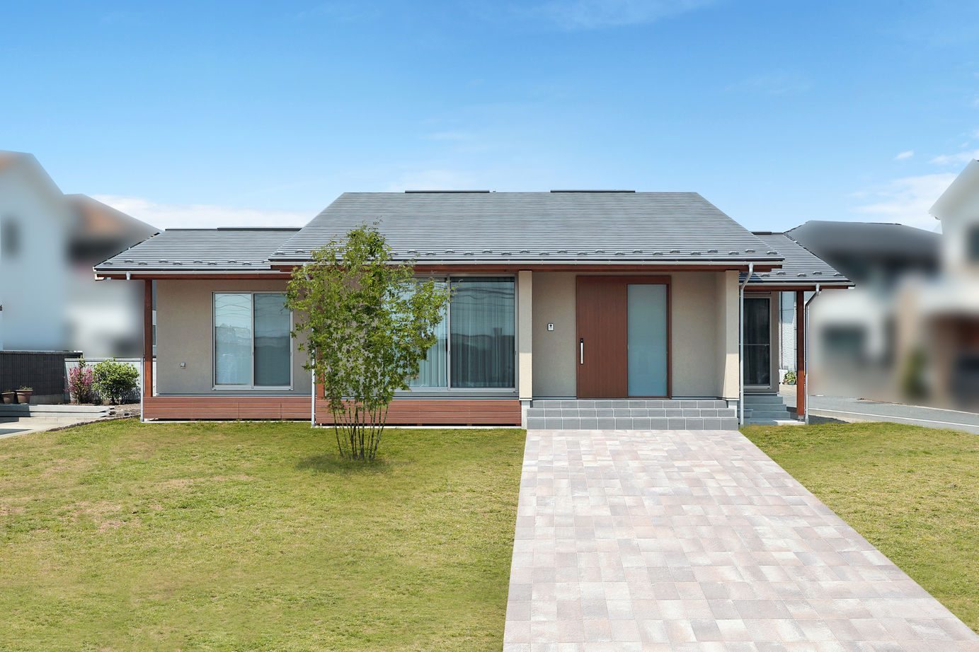 WABIKA/廣神建設（ひろかみけんせつ） 【2,512万円/平屋】音楽と珈琲を楽しむ平屋の建築実例画像