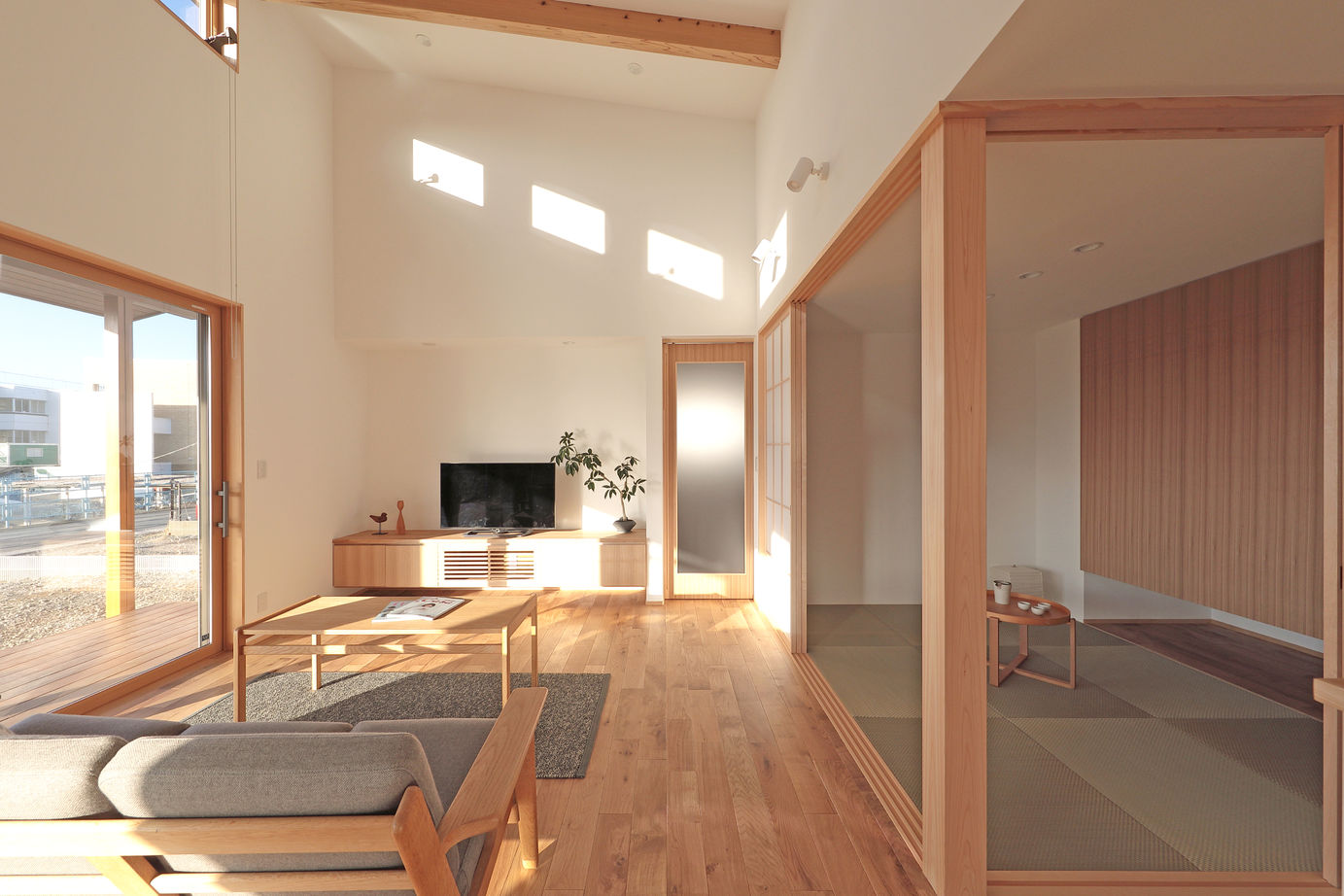 WABIKA/廣神建設（ひろかみけんせつ） 【平屋】庭とのつながりが生む、自然との暮らしを楽しむ家の建築実例画像3