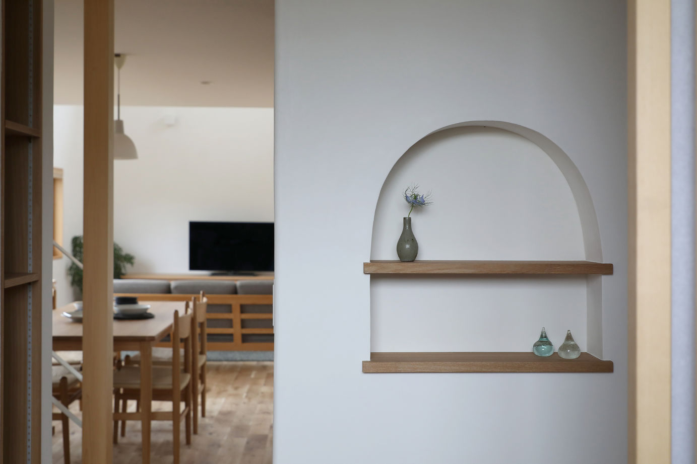 WABIKA/廣神建設（ひろかみけんせつ） 【本体価格2500万円～2999万円/33.5坪】北側に住まう家の建築実例画像6