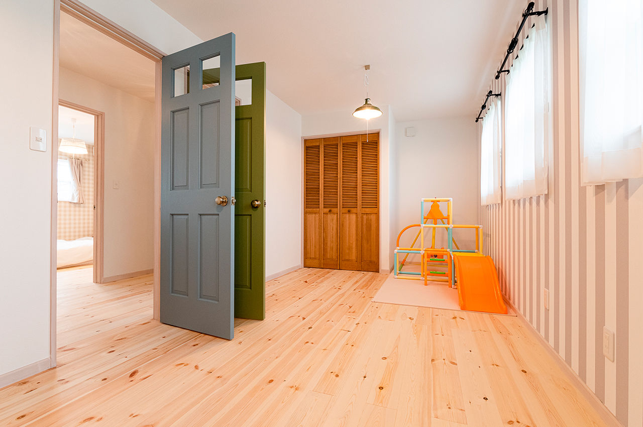 富士ホームズデザイン ナチュラル＆プロヴァンス！３０坪台/海外のような外観で憧れのとんがり帽子のおしゃれな家の建築実例画像9