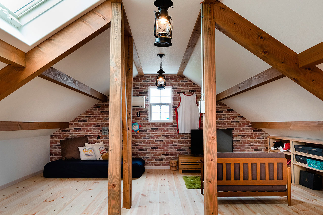 富士ホームズデザイン ナチュラル＆プロヴァンス！３０坪台/海外のような外観で憧れのとんがり帽子のおしゃれな家の建築実例画像10