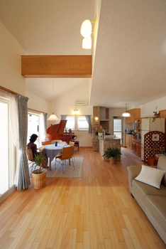 無添加住宅 【福岡/自然素材/平屋】漆喰と天然石が人々を魅了する、誰もが憧れるセカンドライフの実現の建築実例画像3