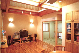 次世代の家　門目建設 ホームシアターのある家の建築実例画像2