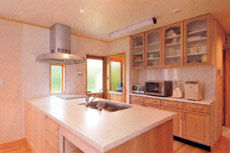 次世代の家　門目建設 ユニバーサルデザインの二世帯の家の建築実例画像3