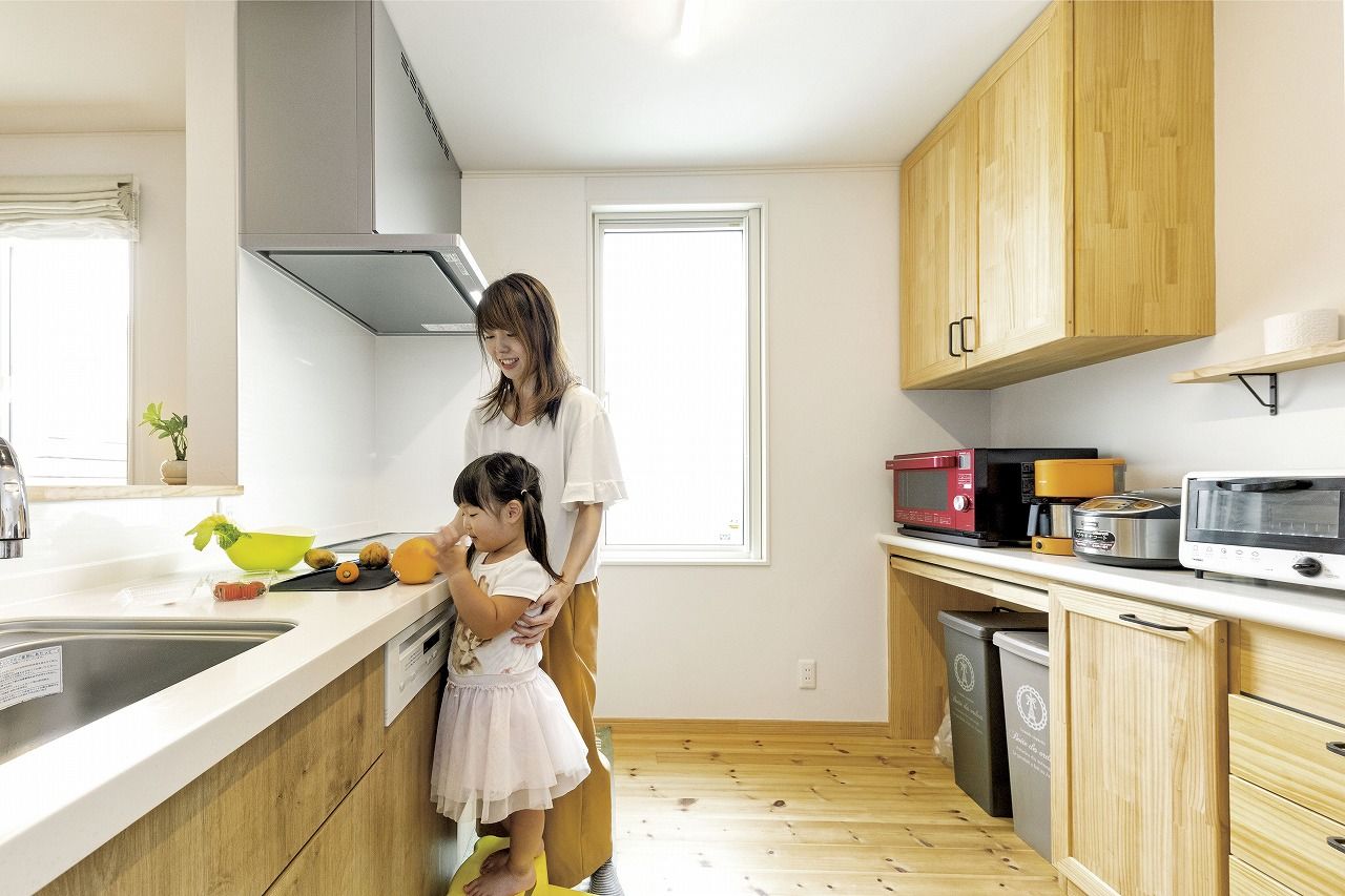 次世代の家　門目建設 ナチュラルスタイルの家の建築実例画像2