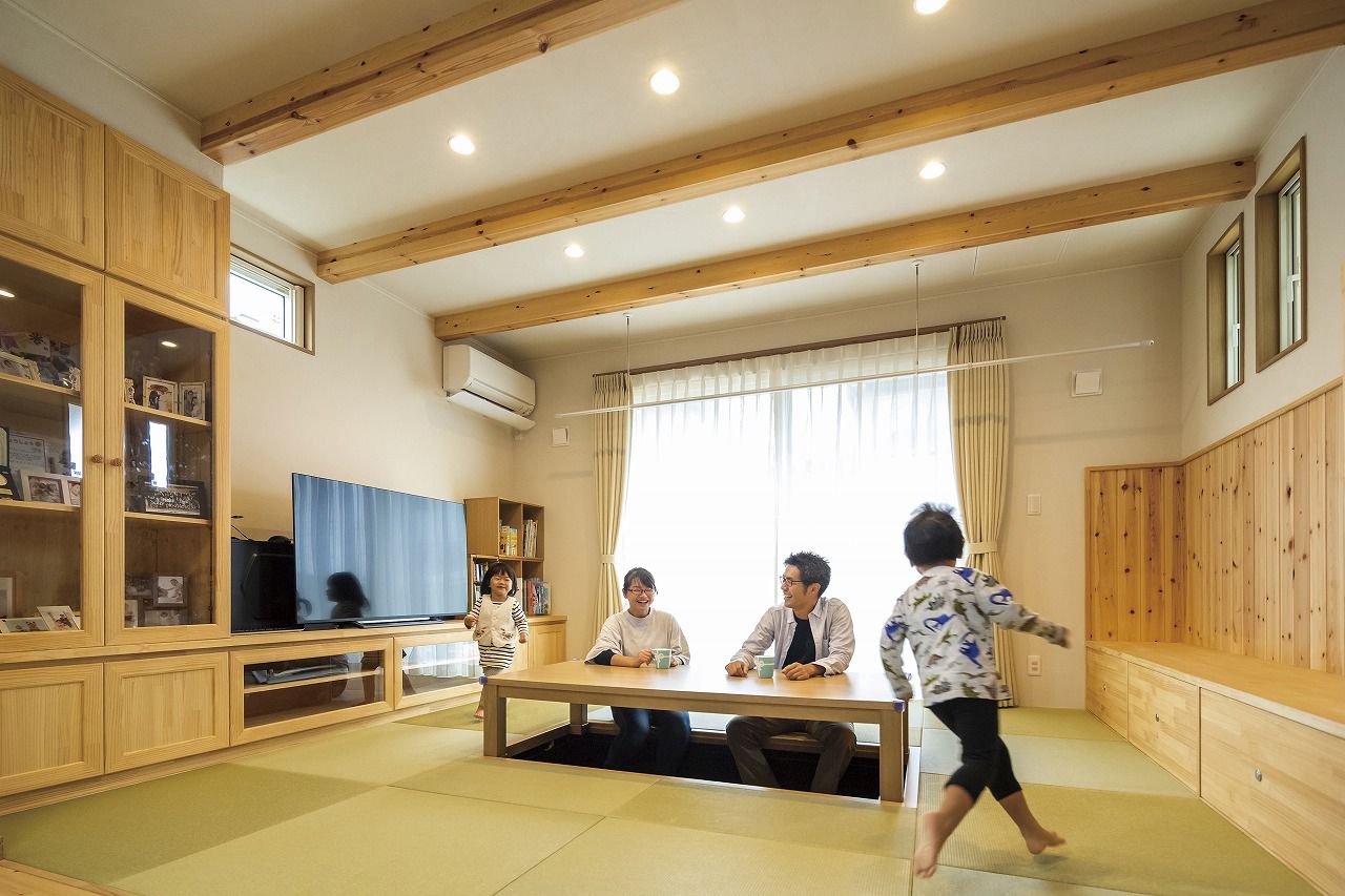 次世代の家　門目建設 広々シンプル　和モダンの家の建築実例画像1