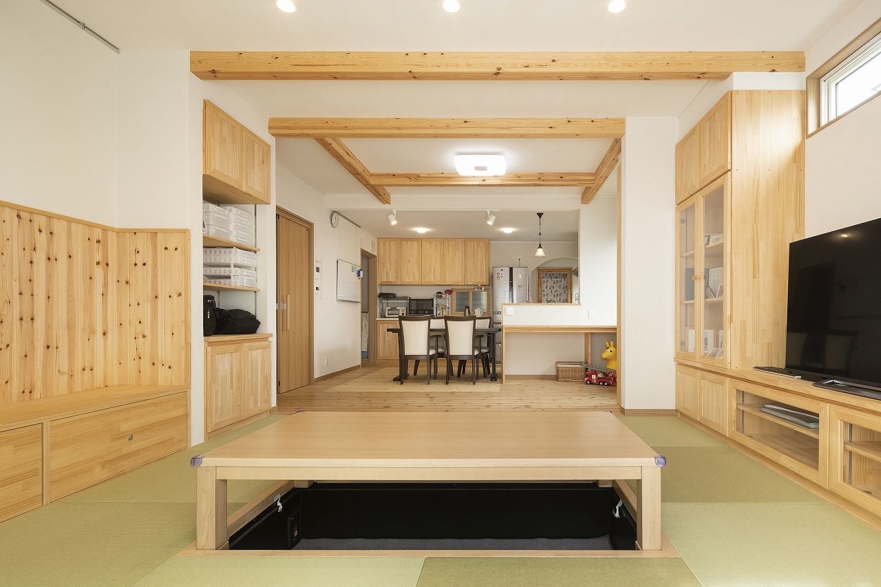 次世代の家　門目建設 広々シンプル　和モダンの家の建築実例画像3