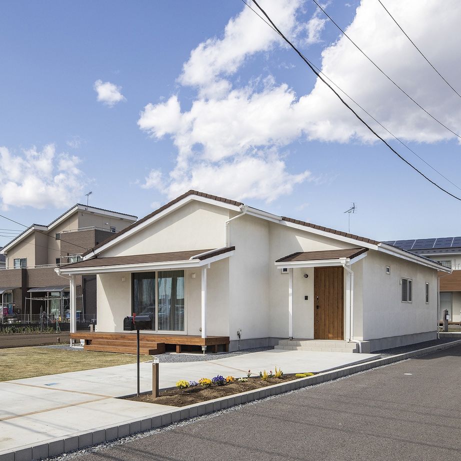 次世代の家　門目建設 自然素材を愉しむ平屋の家の建築実例画像2