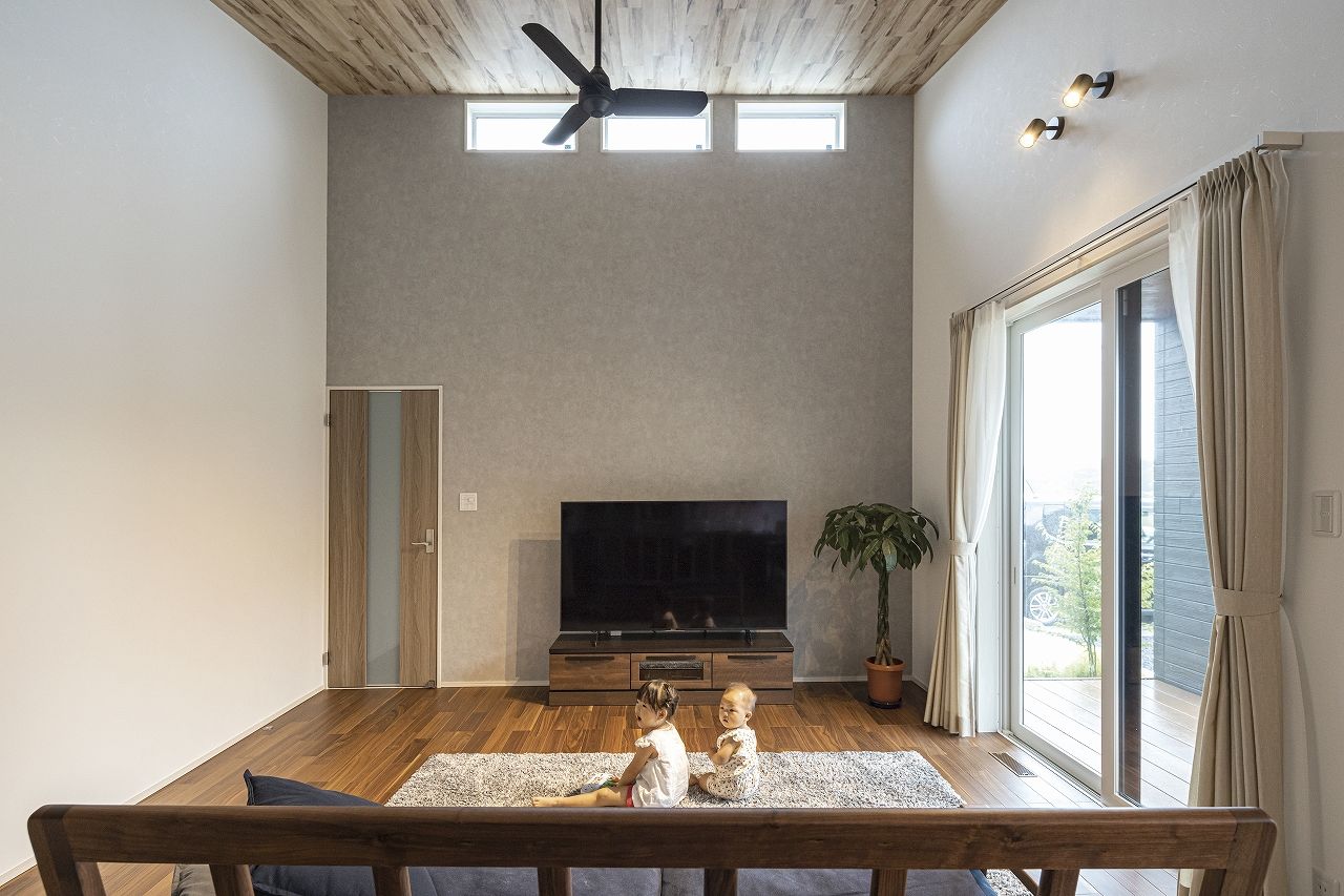 イシンホーム住宅研究会　大縄林業 【1500～1999万円台/間取り有】ウッドデッキに、マンガ部屋も！家族みんなが「遊べる」一年中快適な住まいの建築実例画像3