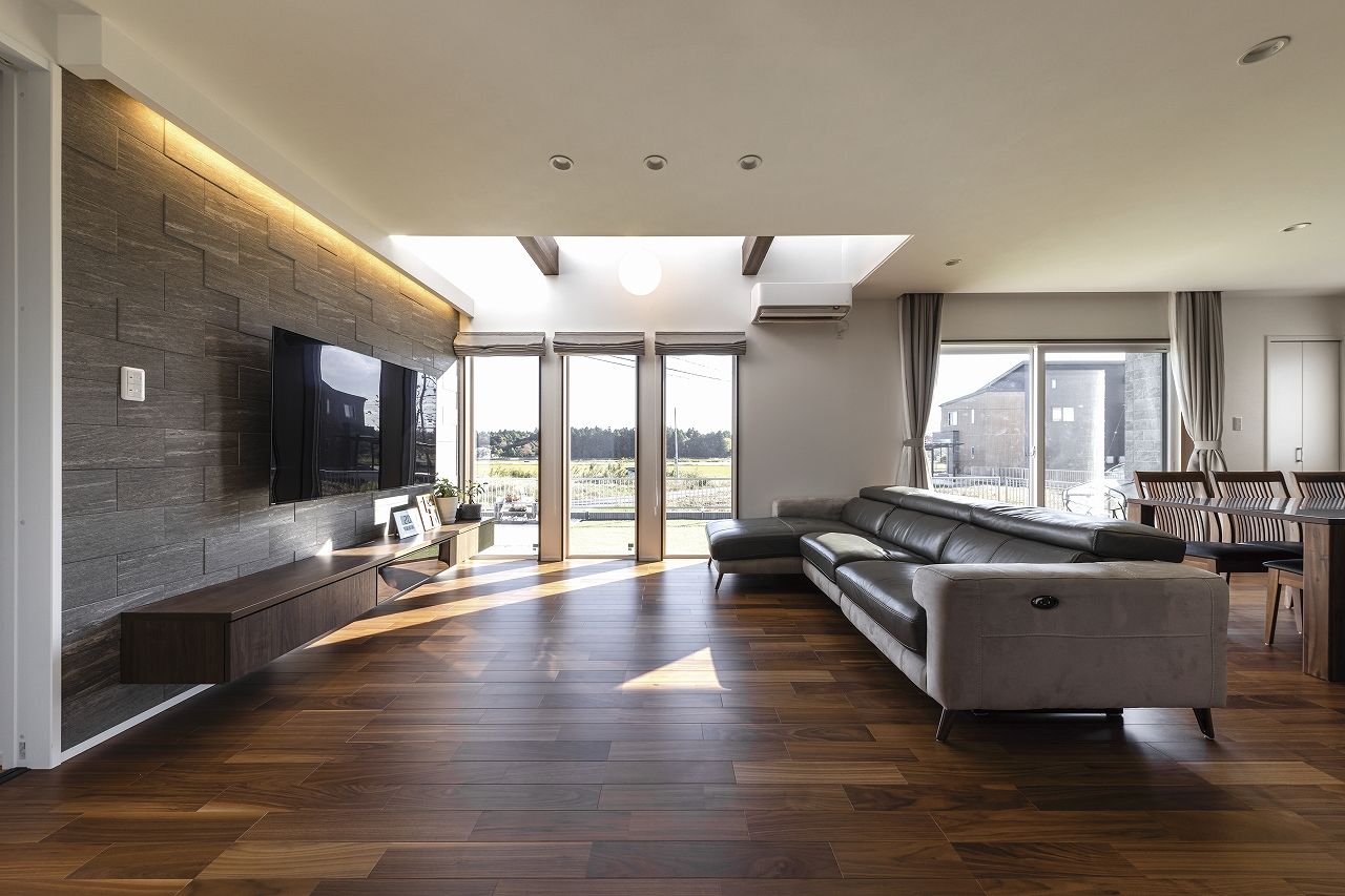 イシンホーム住宅研究会　大縄林業 【2000～2499万円台】「こんな暮らしがしたい」を予算内で！家族の絆と寛ぎを大切にした、和モダンの住まいの建築実例画像3