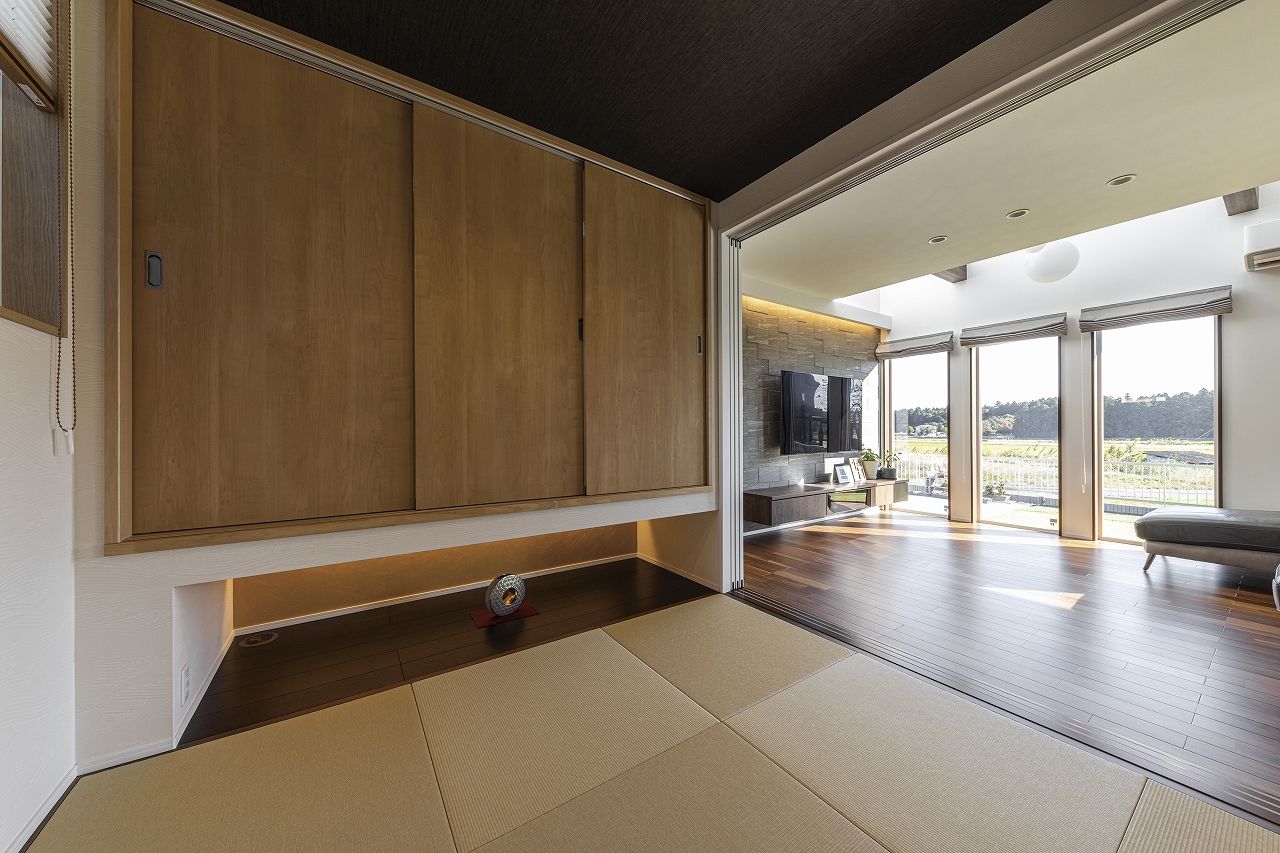 イシンホーム住宅研究会　大縄林業 【2000～2499万円台】「こんな暮らしがしたい」を予算内で！家族の絆と寛ぎを大切にした、和モダンの住まいの建築実例画像6
