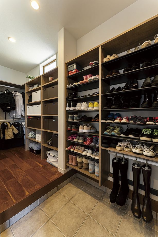 イシンホーム住宅研究会　大縄林業 【1500～1999万円台/間取り有】つながる動線×たっぷり収納が、がんばるママを応援！夏も冬も快適な家の建築実例画像2