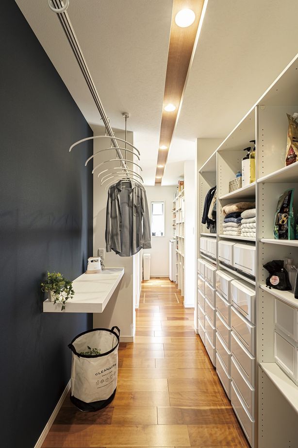 イシンホーム住宅研究会　大縄林業 【1500～1999万円台/間取り有】つながる動線×たっぷり収納が、がんばるママを応援！夏も冬も快適な家の建築実例画像8