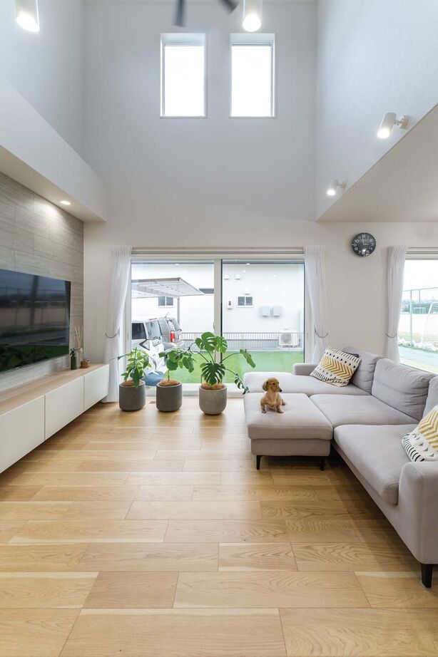 イシンホーム住宅研究会　大縄林業 【間取り有】家事が楽になる家なら、暮らしが楽しく快適に。想いを実現した理想の住まいの建築実例画像2