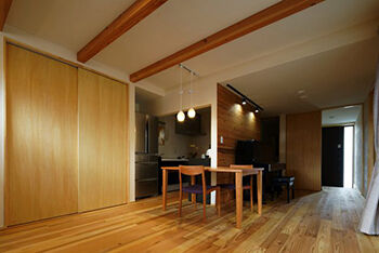 hoku archidesign 【間取図有｜1500～1999万円｜1LDK｜平屋｜建築家と建てる】コンパクトで暮らしやすいワンルームのような家の建築実例画像5