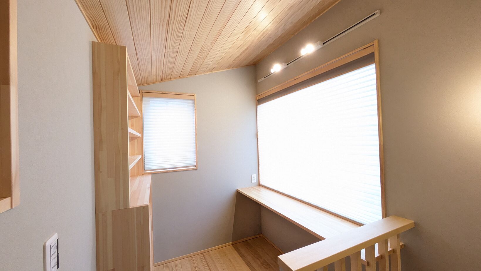 【置賜エリア】羽山総合建設 【山形県高畠町/ZEH/スキップフロア】無垢材の香りに包まれながら、趣味を楽しめる住まいの建築実例画像6