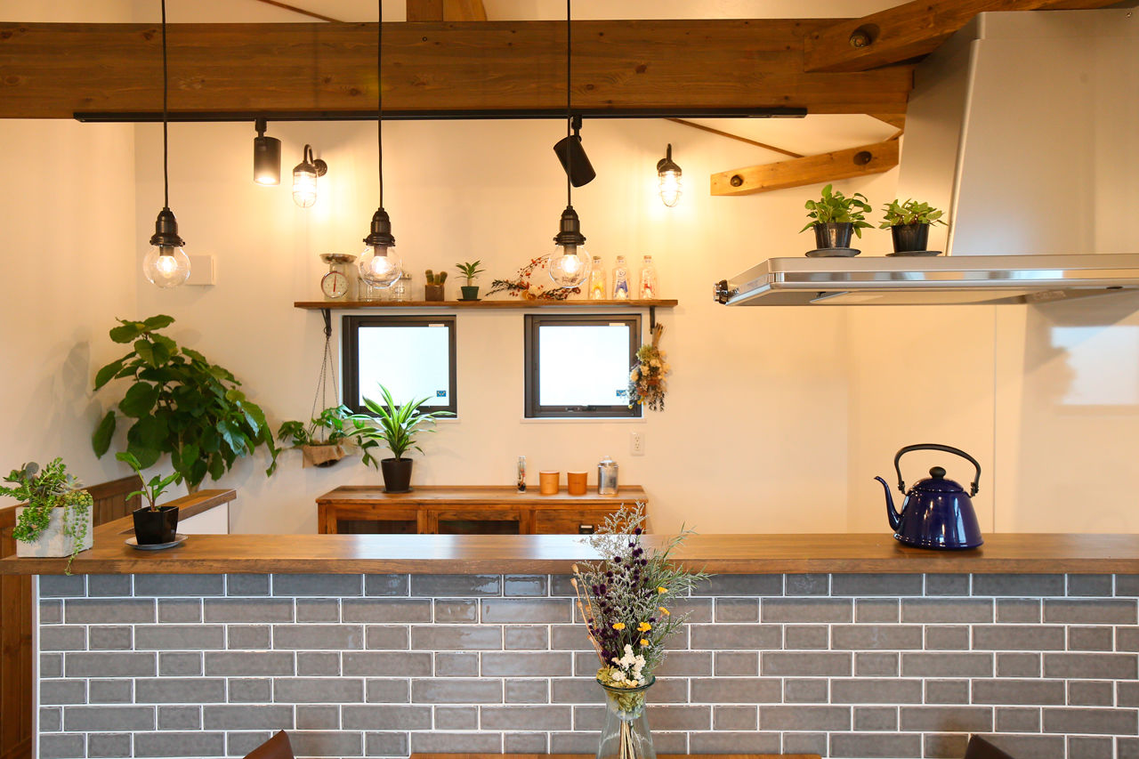 アクロスホーム 【BinO/上田市/スキップフロア/1000万円台/間取り有】小さく建てて豊かに暮らす。アイデアいっぱいの家！の建築実例画像4