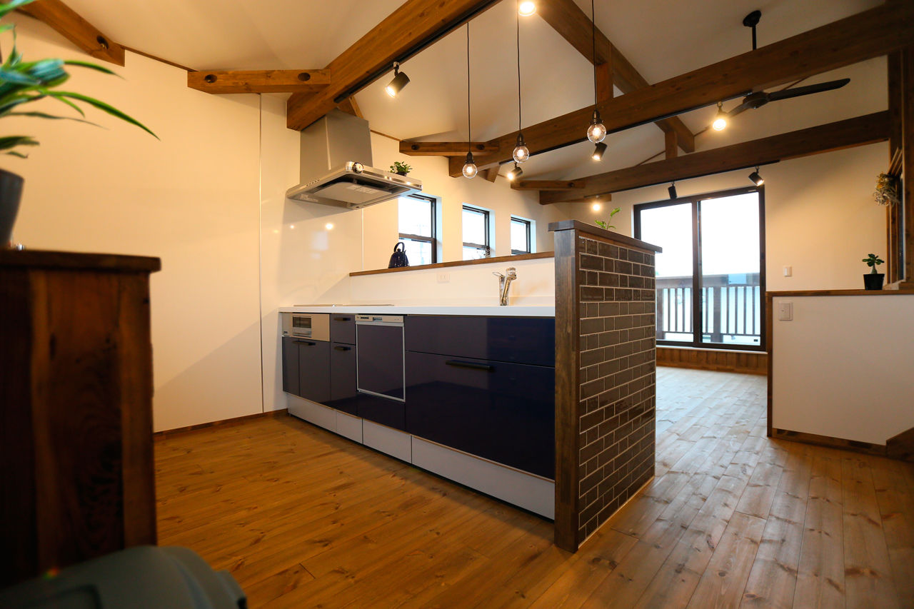 アクロスホーム 【BinO/上田市/スキップフロア/1000万円台/間取り有】小さく建てて豊かに暮らす。アイデアいっぱいの家！の建築実例画像8