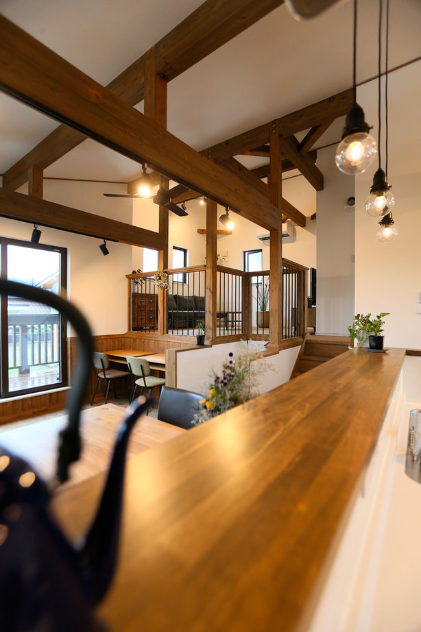 アクロスホーム 【BinO/上田市/スキップフロア/1000万円台/間取り有】小さく建てて豊かに暮らす。アイデアいっぱいの家！の建築実例画像10