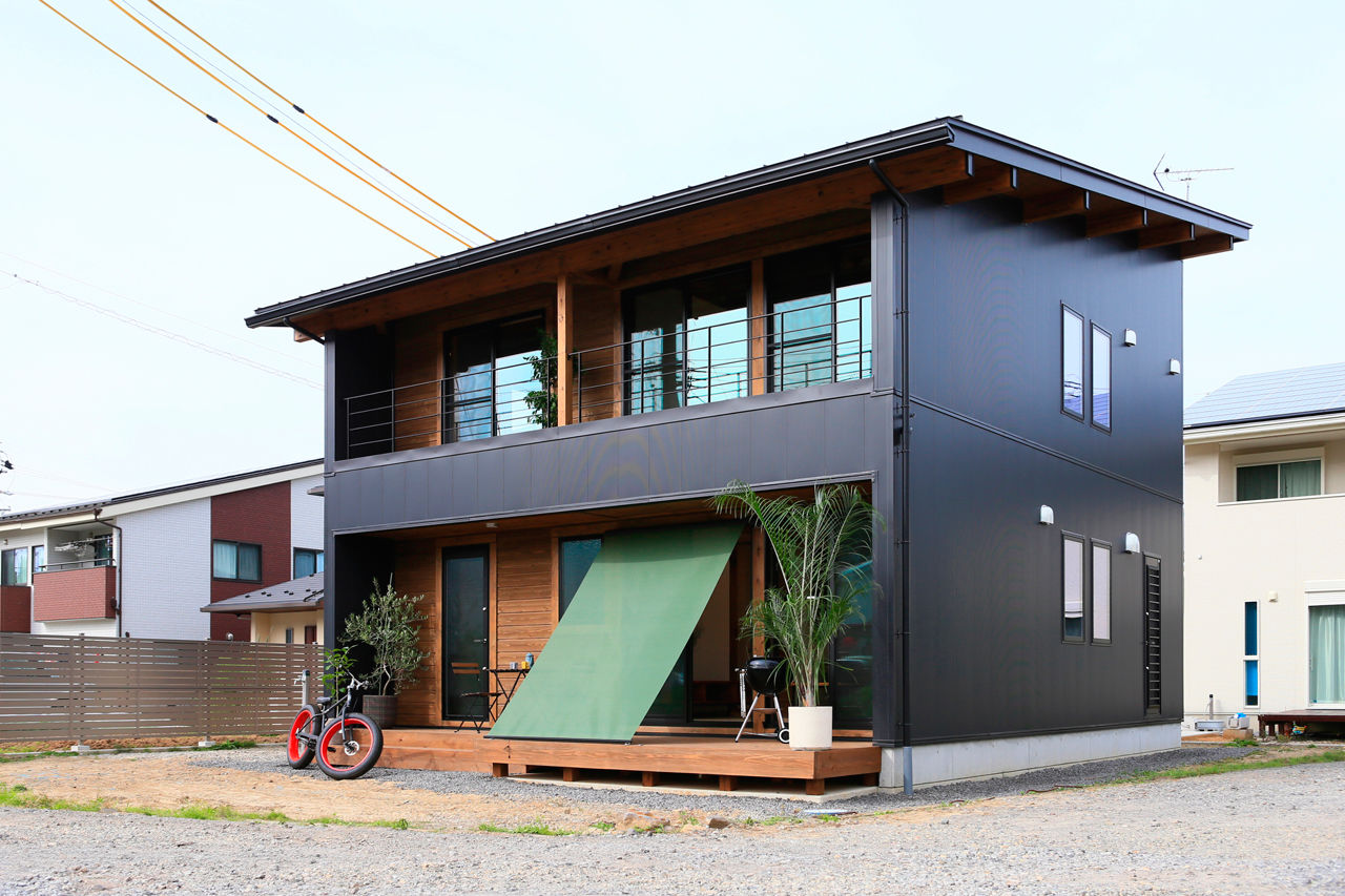 アクロスホーム 【BinO/2000万円台/29坪/間取り有】発想は「平屋×平屋」。大きな窓で自然とつながるアメリカンな２階建ての建築実例画像6