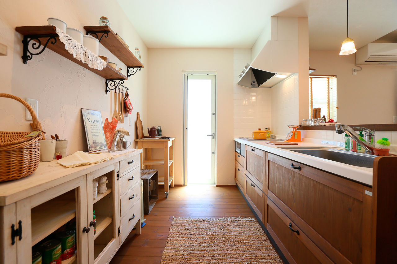 アクロスホーム 【1000万円台｜28坪｜間取り有】塗り壁外壁、木製キッチン…欲しかった「かわいい」が全部詰まった家の建築実例画像5