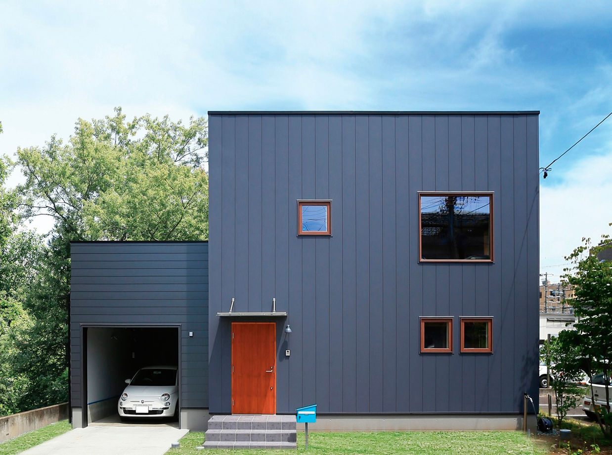 アクロスホーム 【ゼロキューブ/2000万円台/間取り有】規格住宅のイメージが変わる！北欧ヴィンテージのガレージハウスの建築実例画像1