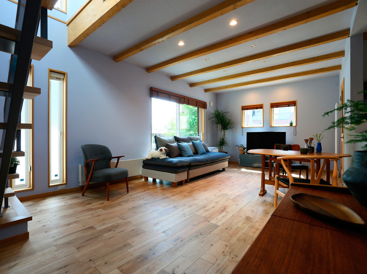 アクロスホーム 【ゼロキューブ/2000万円台/間取り有】規格住宅のイメージが変わる！北欧ヴィンテージのガレージハウスの建築実例画像9