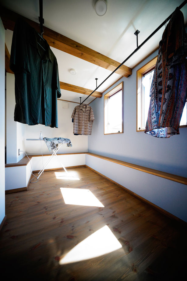 アクロスホーム 【BinO/スキップフロア/2000万円台/間取り有/ガレージ/薪ストーブ】 毎日がワクワクするって理想じゃない？の建築実例画像7