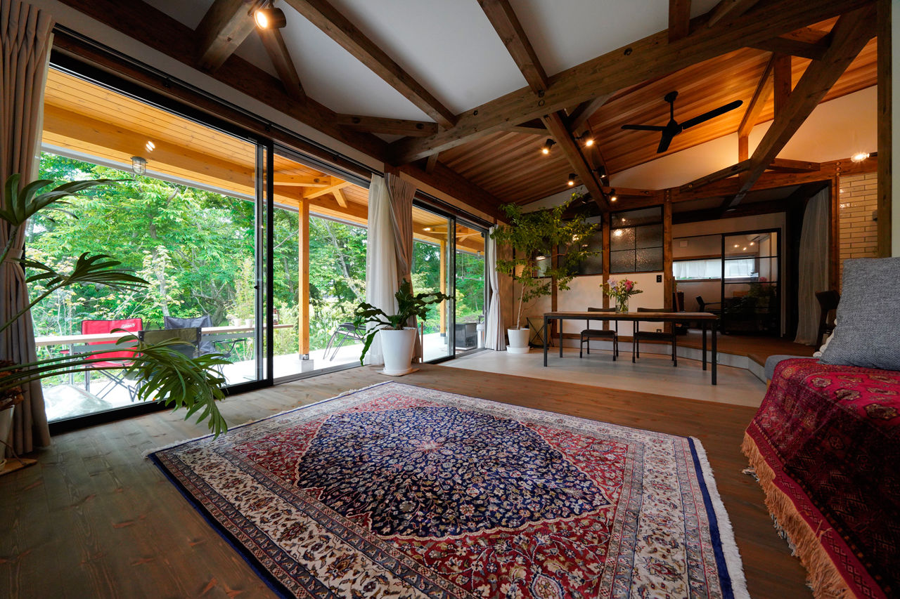 アクロスホーム 【BinO/御代田町/移住/平屋/1000万円台/間取り有】コンパクトな平屋で毎日グランピング。庭いじりも楽しいの建築実例画像3