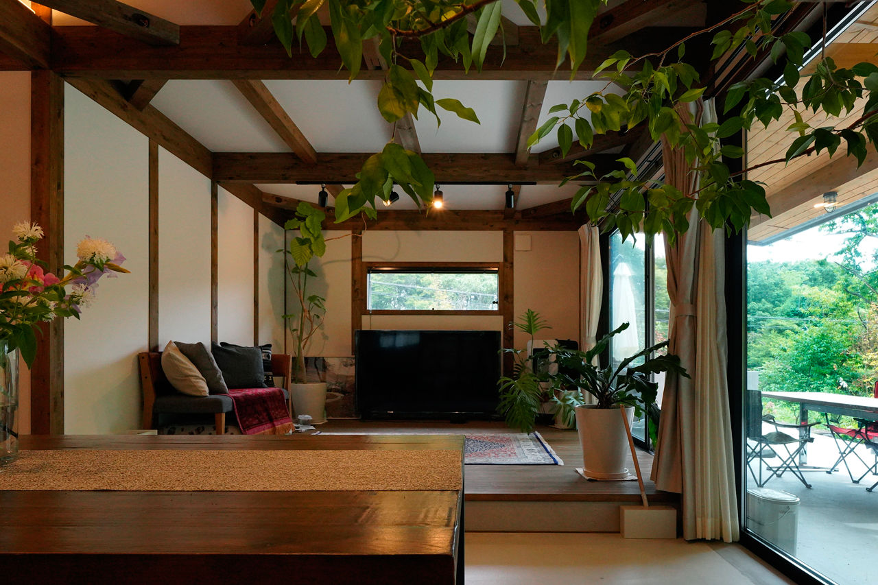 アクロスホーム 【BinO/御代田町/移住/平屋/1000万円台/間取り有】コンパクトな平屋で毎日グランピング。庭いじりも楽しいの建築実例画像5