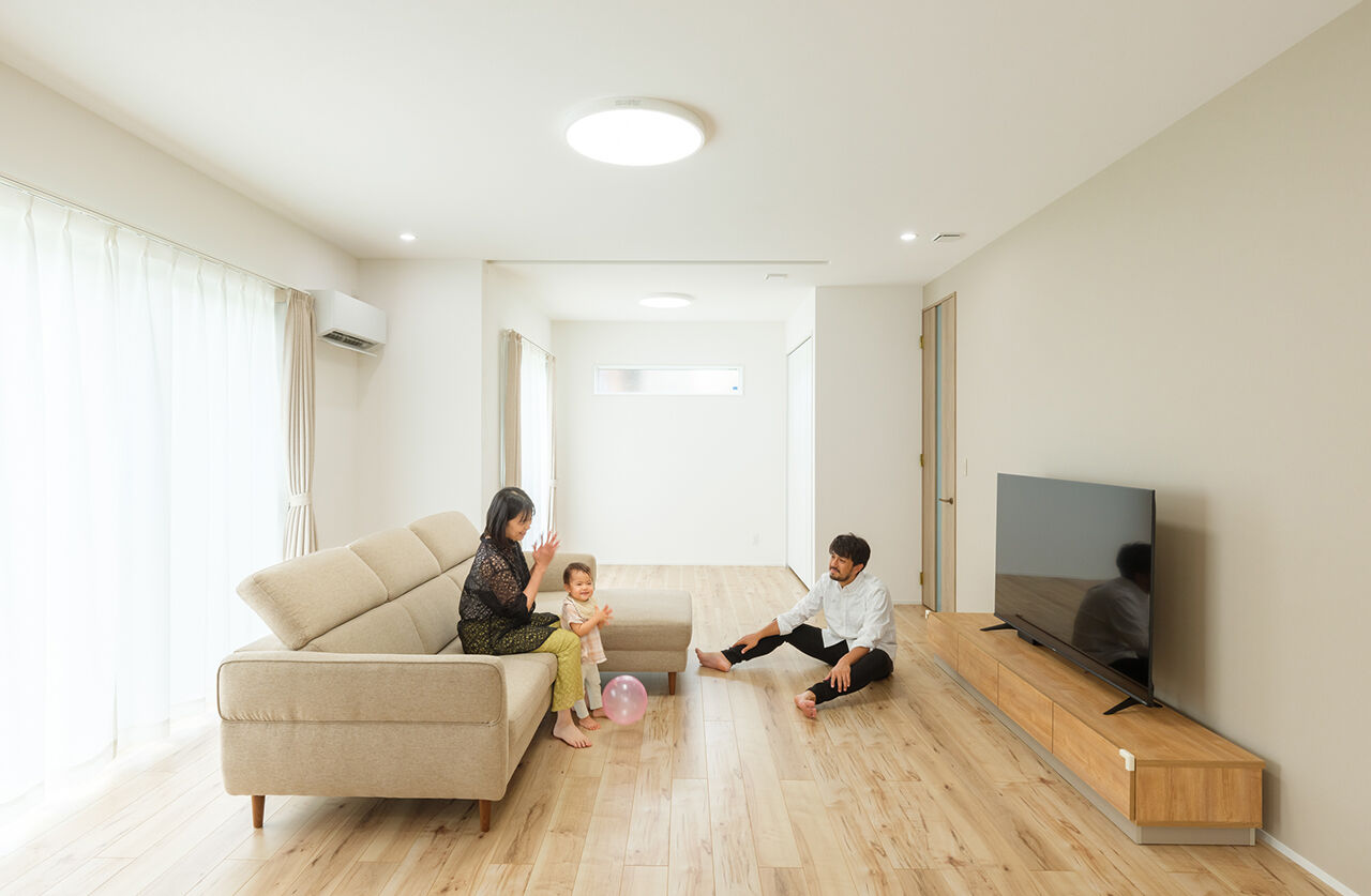 コタエルハウス（山岸工業） 【テクノストラクチャー／40坪台／間取り図】動線や収納の工夫で家事を時短。大切な家族の時間を楽しむ家にの建築実例画像4