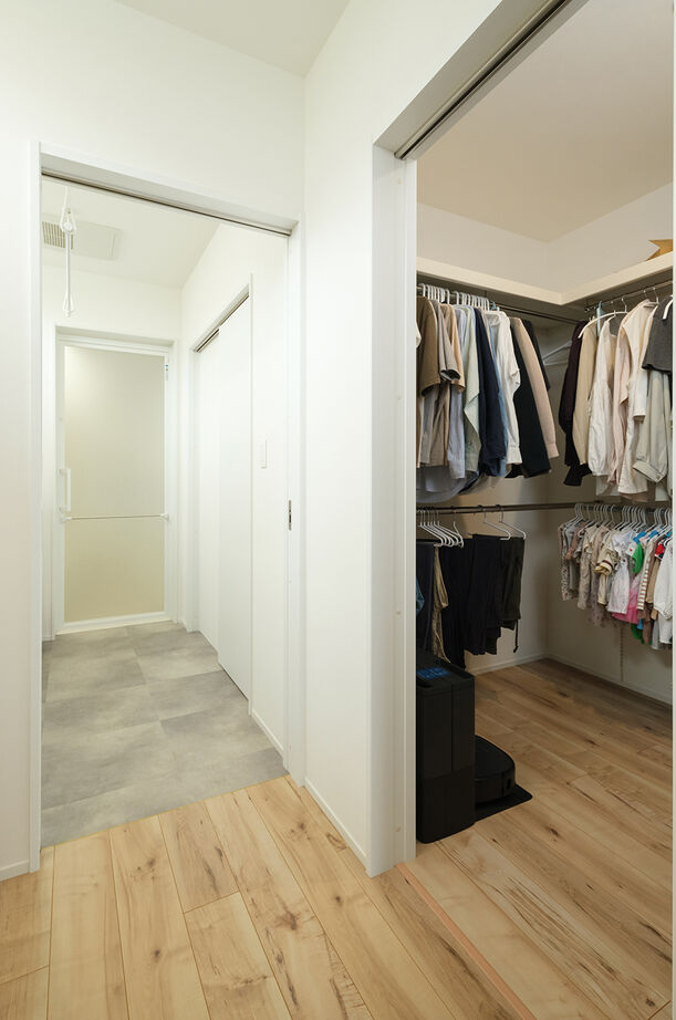 コタエルハウス（山岸工業） 【テクノストラクチャー／40坪台／間取り図】動線や収納の工夫で家事を時短。大切な家族の時間を楽しむ家にの建築実例画像9