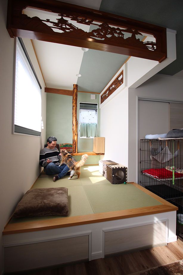 東創プランニングサービス 【三郷市／ガレージハウス／ペット】収納にこだわった自分仕様のキッチンと、寛ぎの畳スペースのある家の建築実例画像6