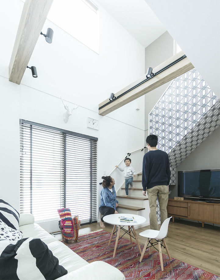 ホーム企画センター 【2000～2500万円】レトロモダンな仕上がり　隅々にセンスが光る快適空間の建築実例画像1