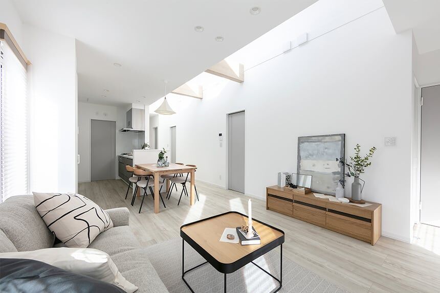 ホーム企画センター 【札幌市/平屋】シンプルで心地よい吹抜けのある平屋の建築実例画像2