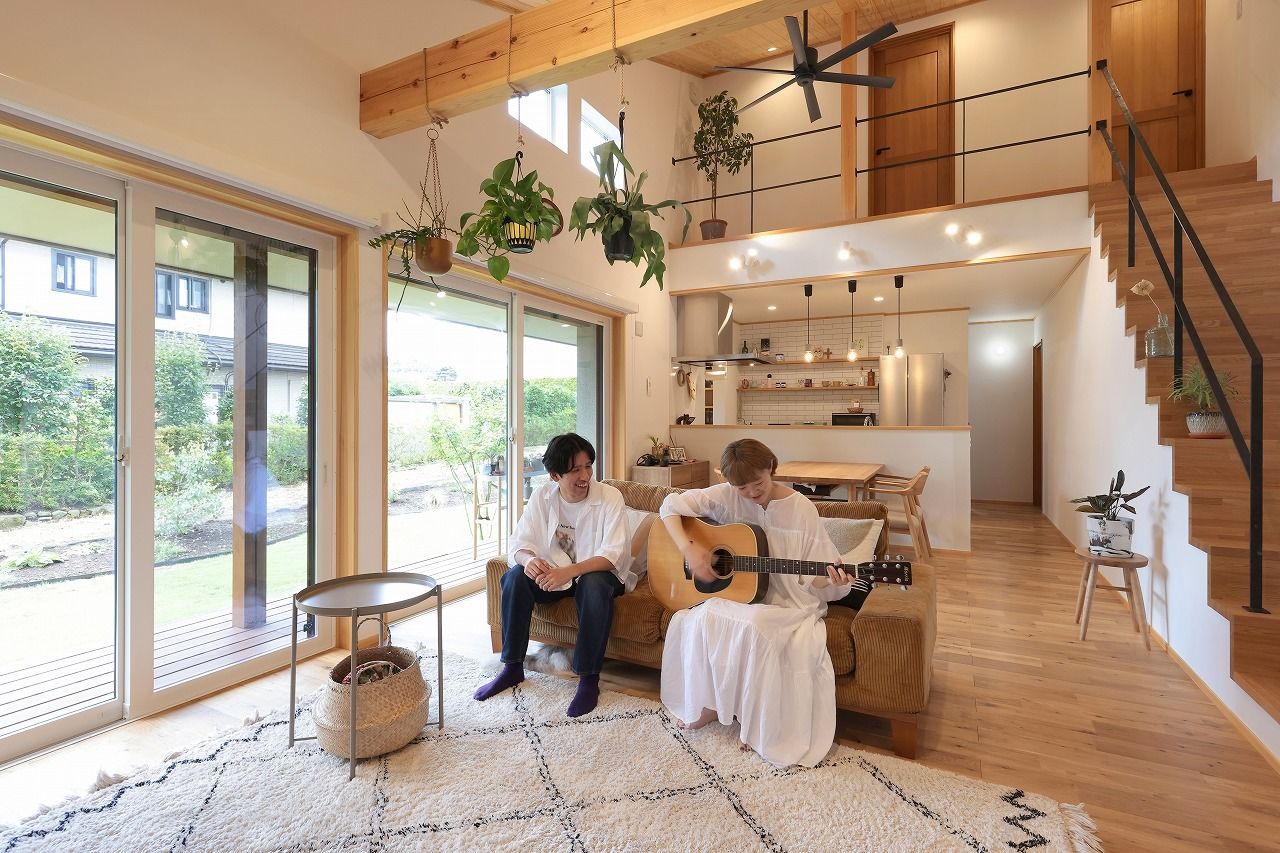 Toiro　四季の住まい 【子育て/2階建て】無垢の木と漆喰。思い描いた理想の住まいをカタチにした自然素材の家の建築実例画像3